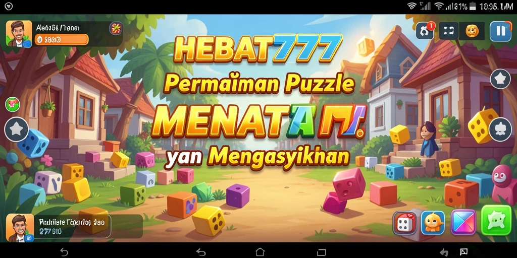 Tampilan gameplay HEBAT777 yang menantang dan penuh warna.