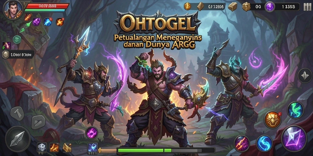 Tampilan gameplay ARPG yang seru dan mendebarkan dalam OHTOGEL.