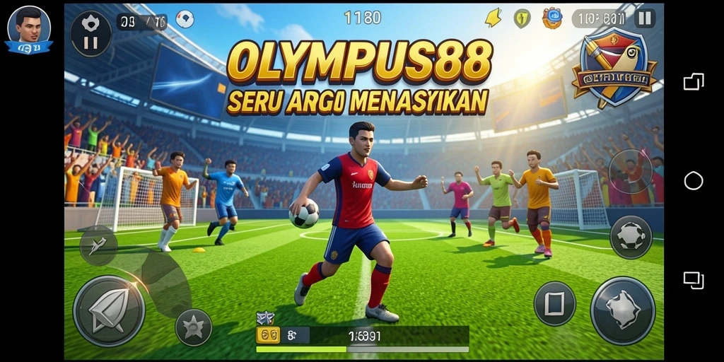 Tampilan gameplay OLYMPUS88 dengan aksi olahraga yang seru.