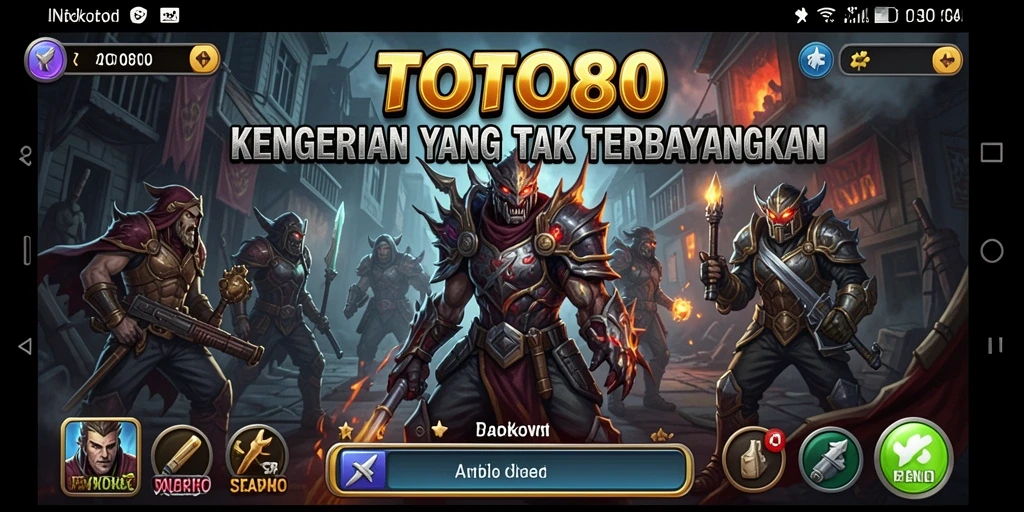 Tangkapan layar gameplay TOTO80 yang menampilkan suasana mencekam.